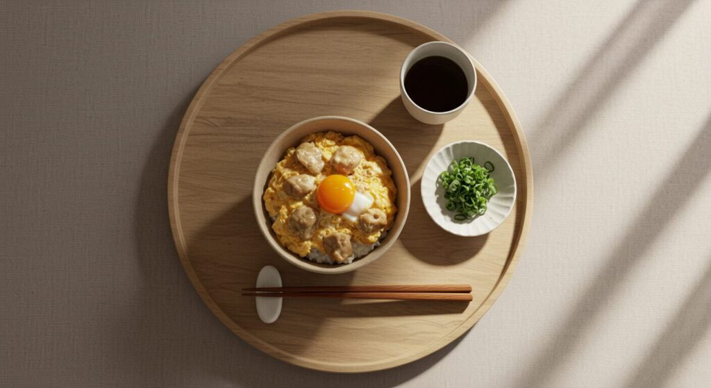 親子丼 下ごしらえ