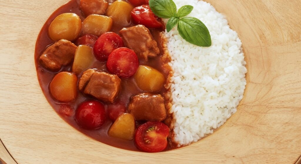 カレーにトマト まずい