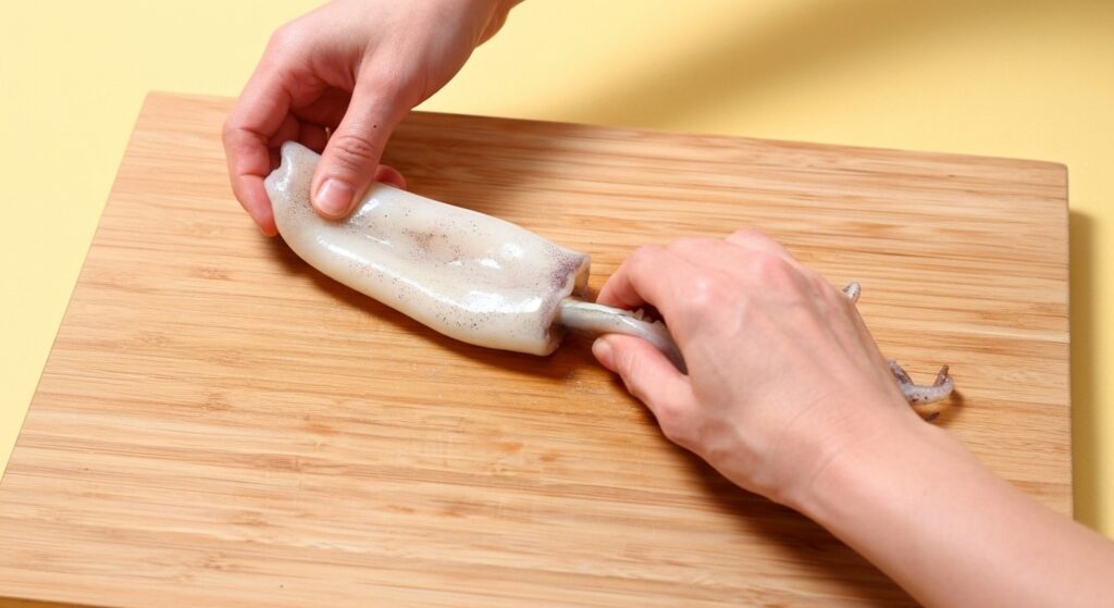 ボイル ヤリイカ 下処理