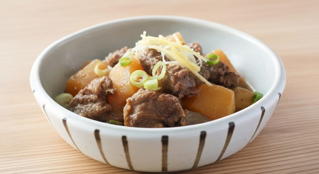 牛すじ 炊飯器 下ごしらえ