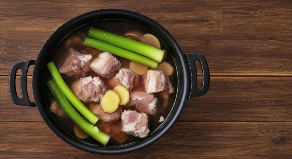 牛すじ 炊飯器 下ごしらえ