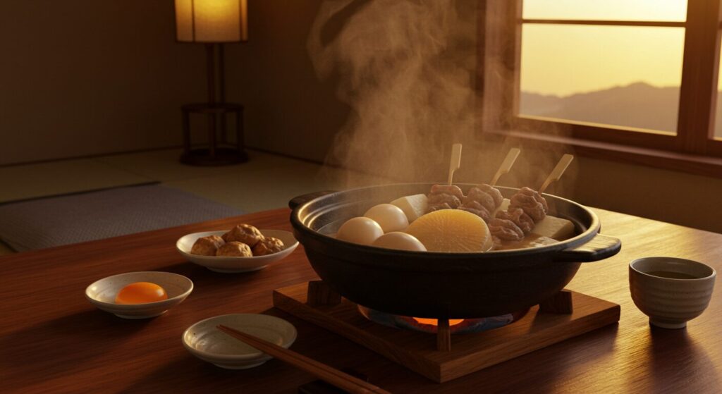 牛すじ串 下ごしらえ