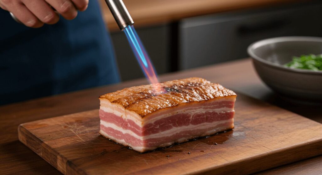 皮付き豚バラ 下ごしらえ