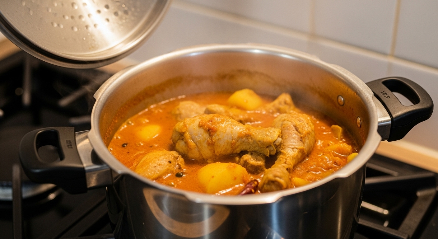 圧力鍋カレーの加圧時間は？肉と野菜のベストタイム