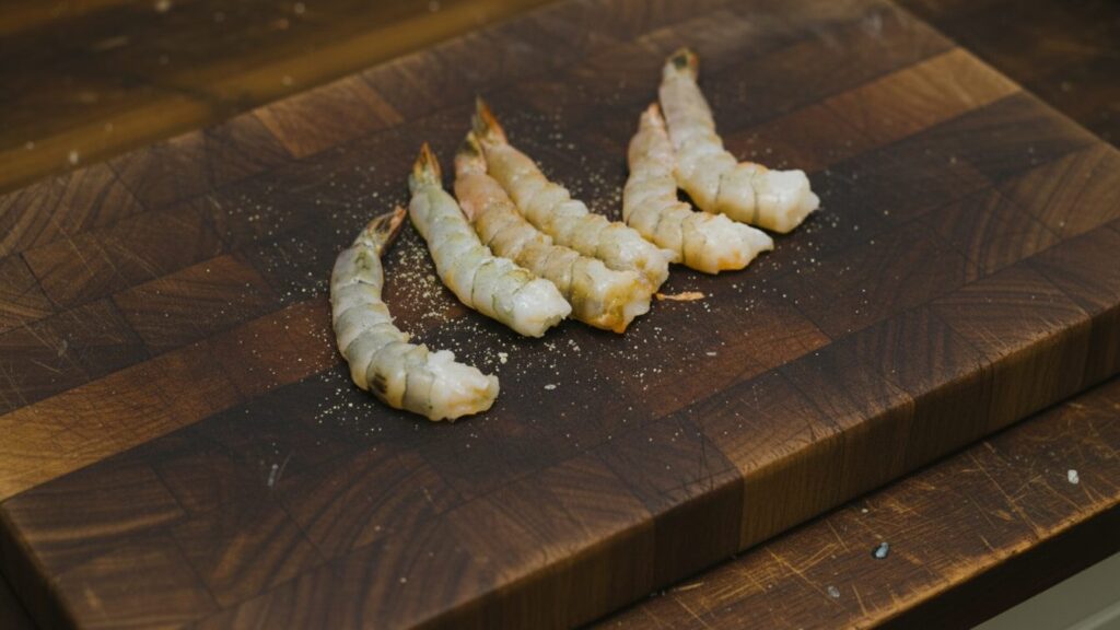 背ワタを取るタイミングと酒の出番