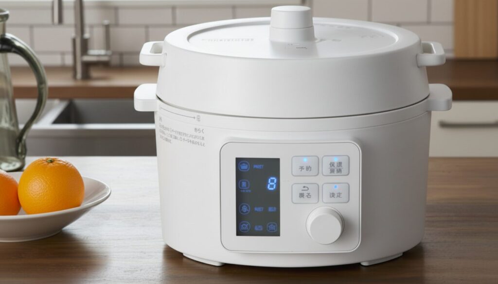 電気圧力鍋の加圧と調理時間