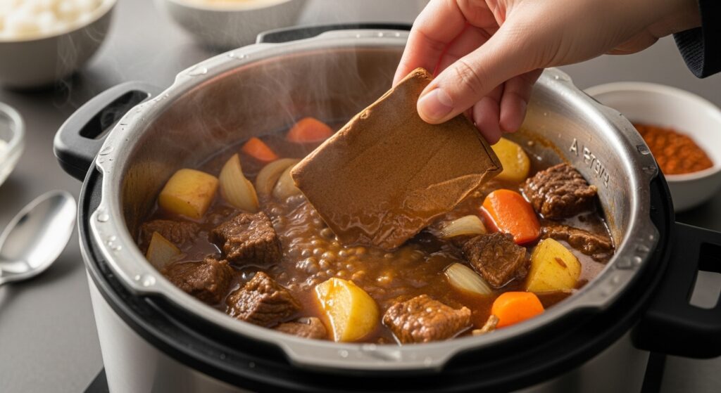 ルーはいつ入れる?焦げ付き防止策