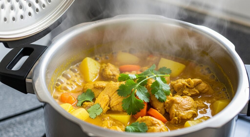 圧力鍋カレーの加圧時間とよくある失敗