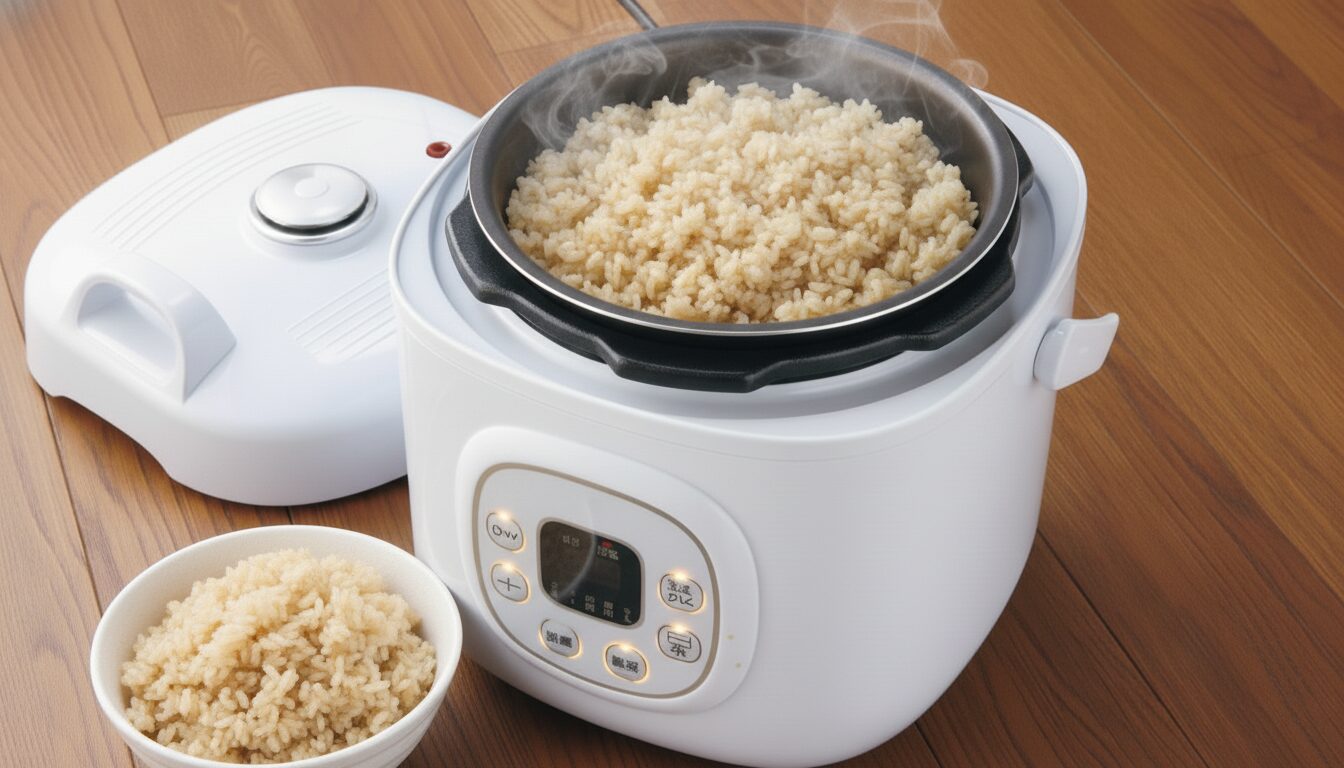 電気圧力鍋で玄米がもちもち！失敗しない水加減と炊き方