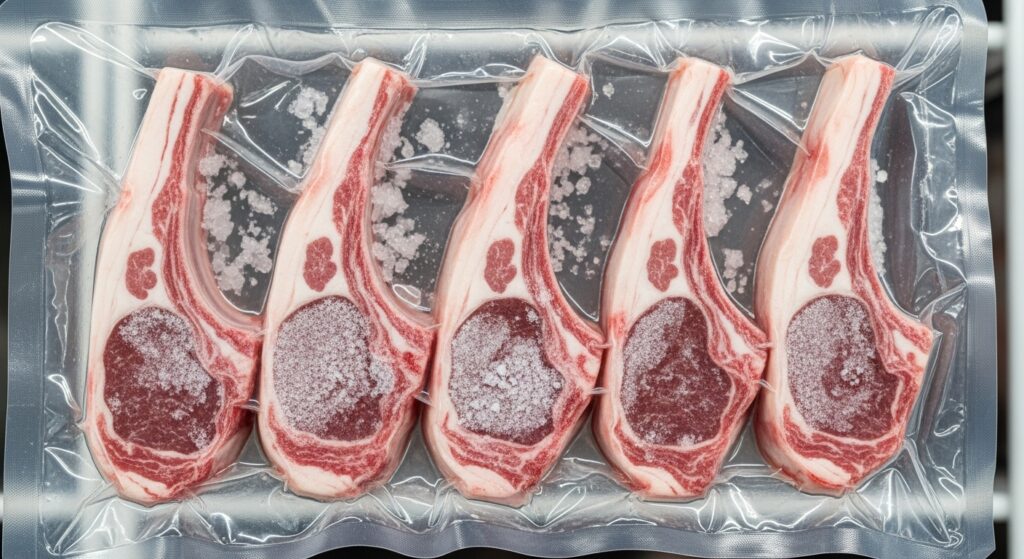 ラムチョップ 下ごしらえ