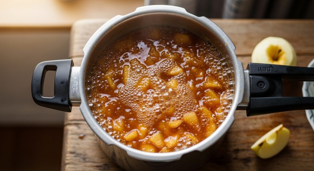 圧力鍋でりんごジャムを簡単時短で作るコツ