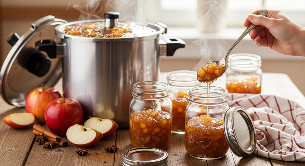 圧力鍋りんごジャムの保存法とアレンジ術