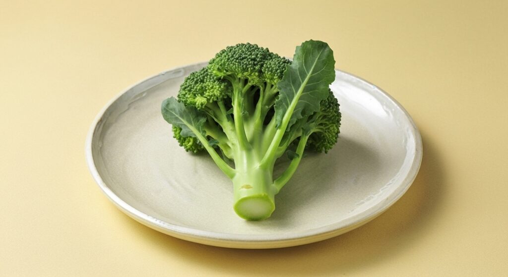 水分を多く含みやすい、新鮮なブロッコリーとほうれん草の束。日持ちが短い葉物野菜の代表例。