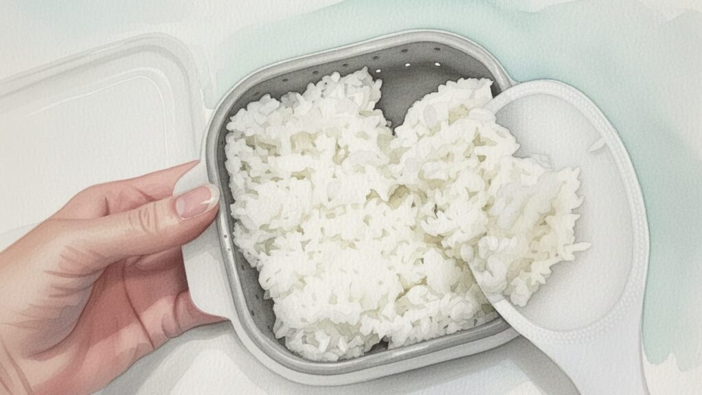 ご飯の保存方法でタッパーを使う基本のコツ