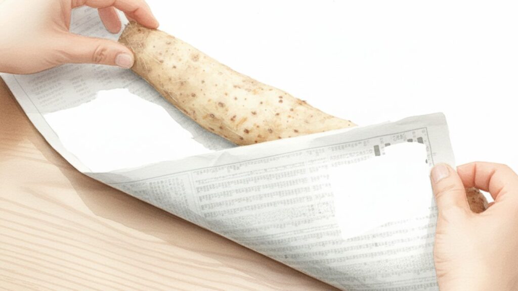 長芋の保存期間を延ばす最適な保存方法