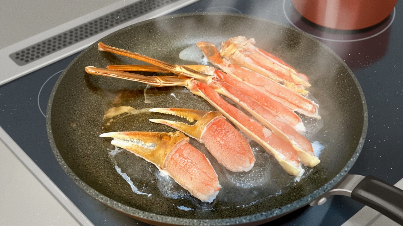 ボイル蟹の焼き方！フライパンで絶品＆香ばしく焼くコツ