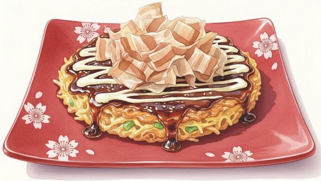 お好み焼きをソース以外にする時の献立