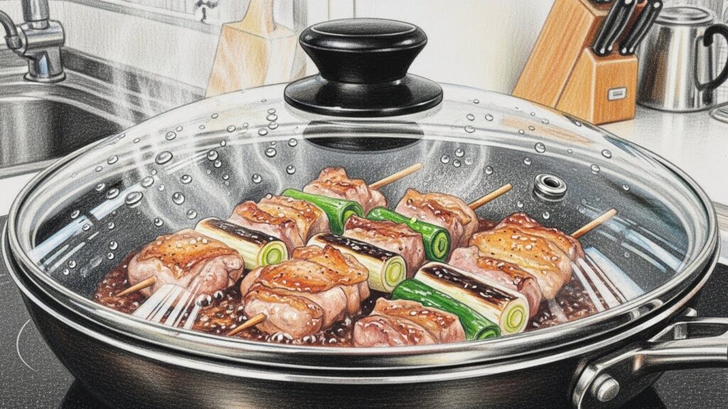 野菜串も一緒に焼くときの火加減と注意点