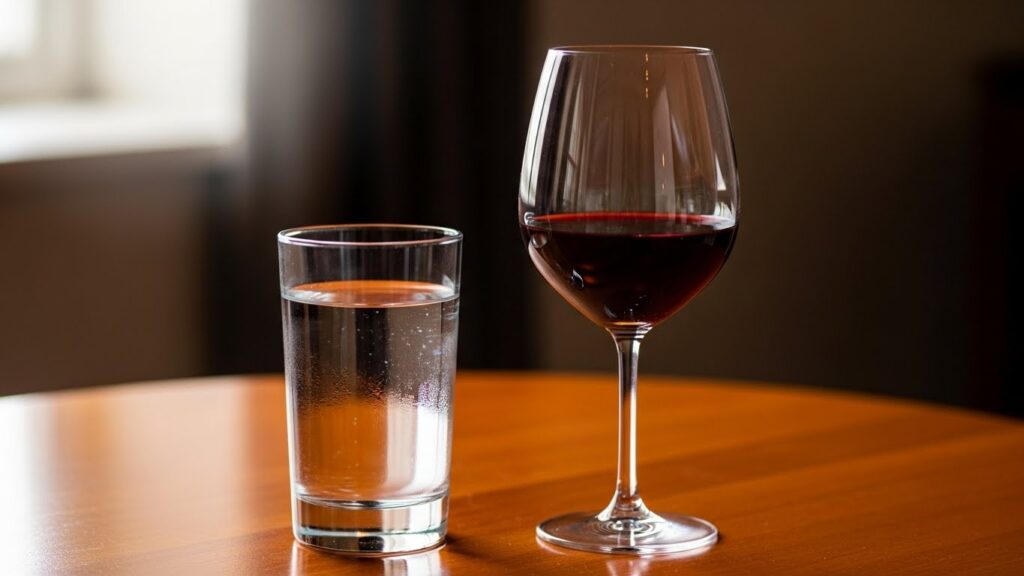 水の代用に赤ワインを使う方法