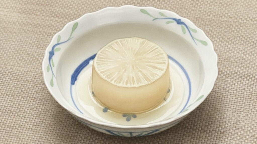 片栗粉や生米を使った下茹で方法