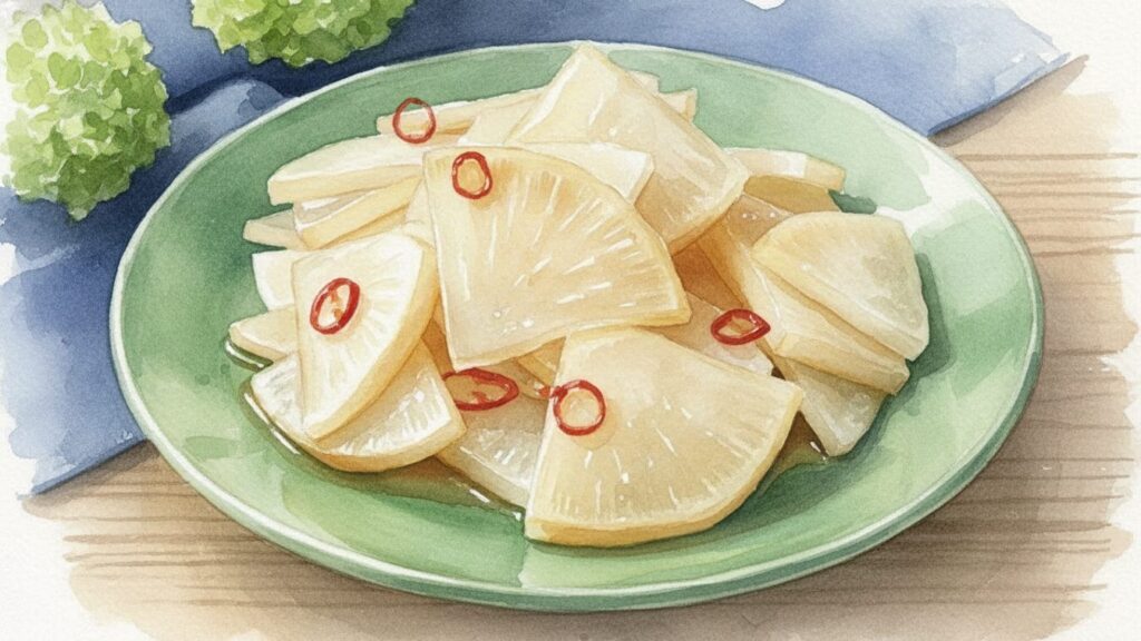 5分で完成！大根のめんつゆ浅漬け