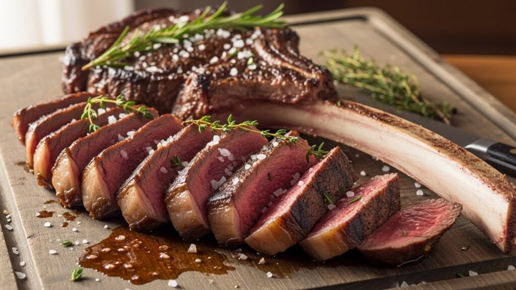 付け合わせの野菜で彩りをプラス