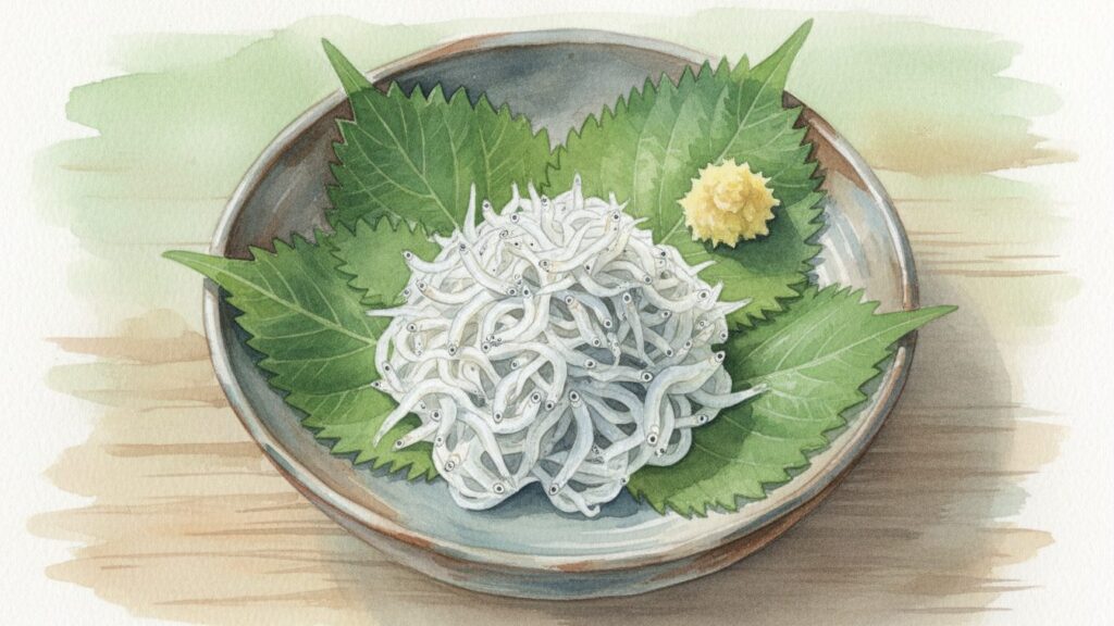 冷凍しらすの解凍不足と水分