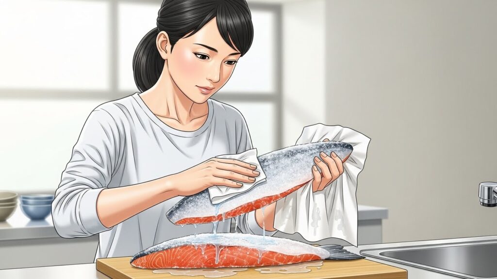 表面の水気をしっかり拭き取る理由