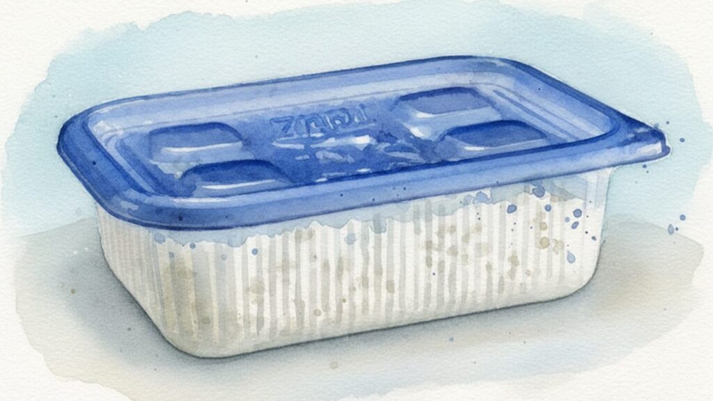 ジップロックとタッパーの使い分け