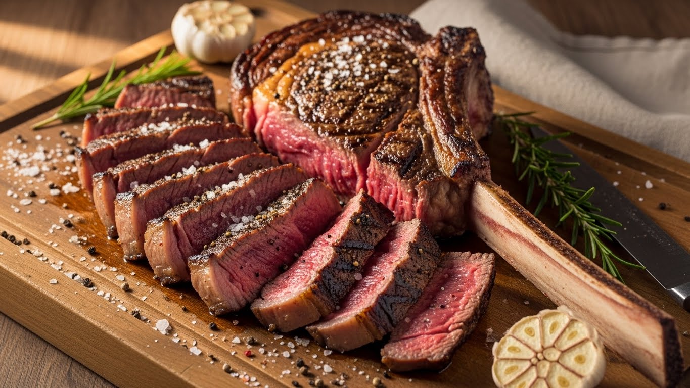 トマホークステーキの焼き方！フライパンやオーブンで失敗しないコツ