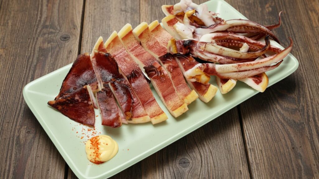 イカ一夜干しの焼き方で丸まらないための下準備