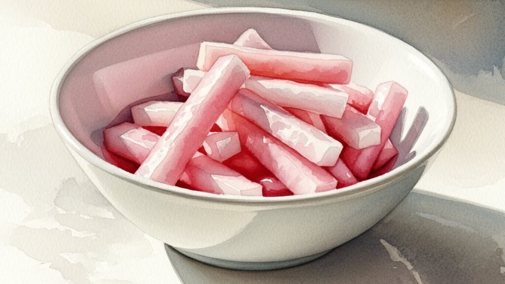 味が染み込む大根の切り方の下ごしらえ