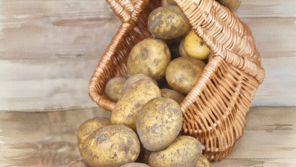 じゃがいもの赤い芽の取り方と予防法