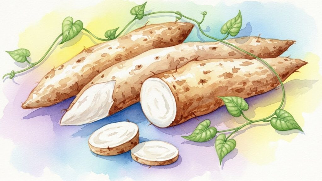 長芋の紫変色を防ぐ保存と調理法