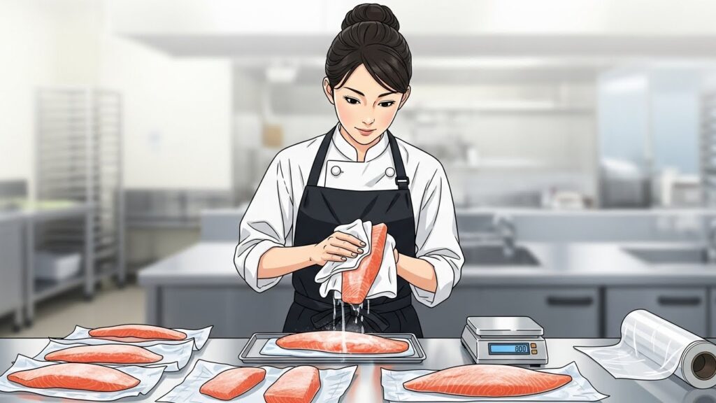 冷凍鮭を凍ったまま焼く焼き方の基本