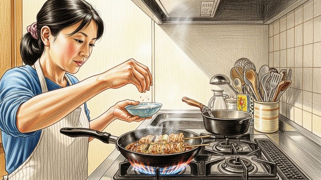 塩焼きを美味しくする振る塩のポイント