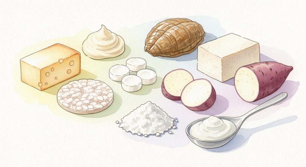 豆腐で作るヘルシーな代用チーズ