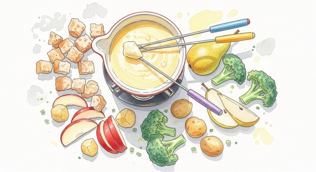 チーズフォンデュの鶏肉の下ごしらえの手順