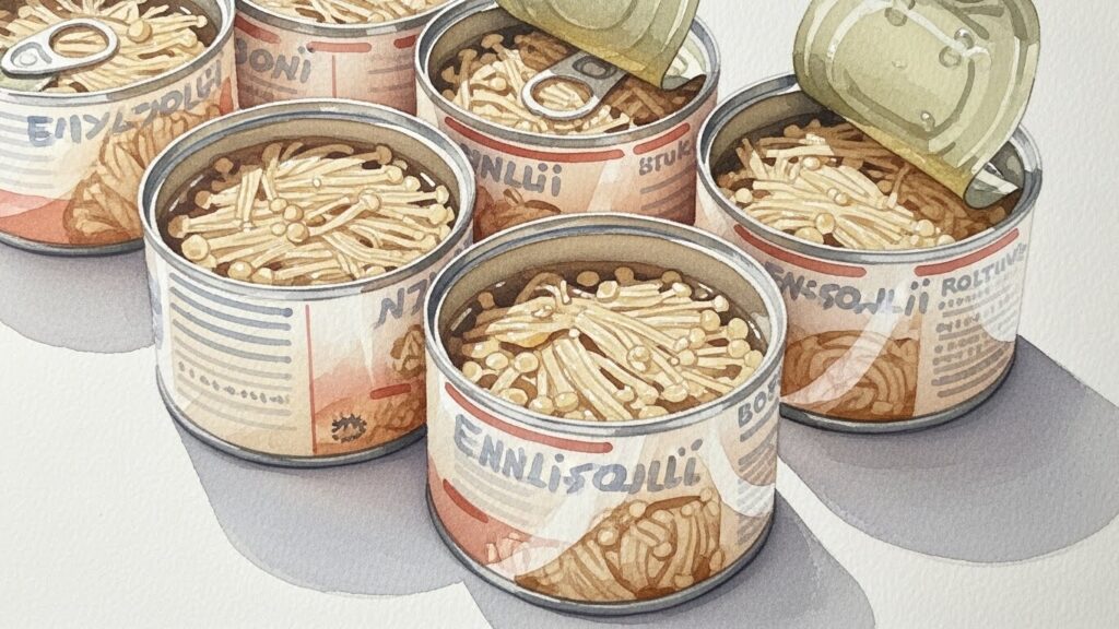 エリンギ以外のキノコ類で代用する