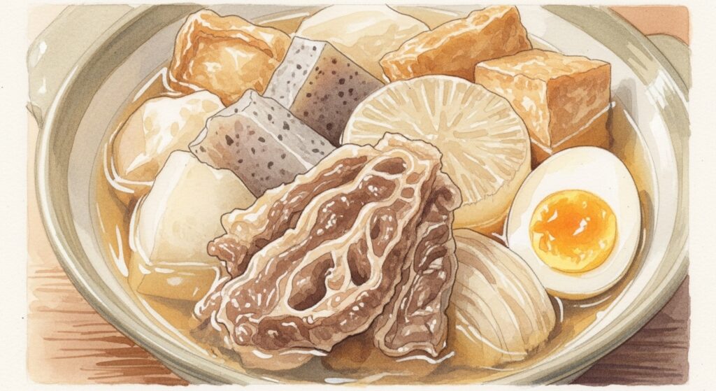 下ごしらえなしでおでんの牛すじを扱う時の注意点