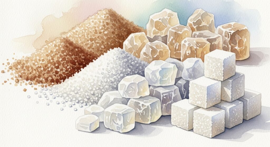 ざらめの代用におすすめな砂糖の種類