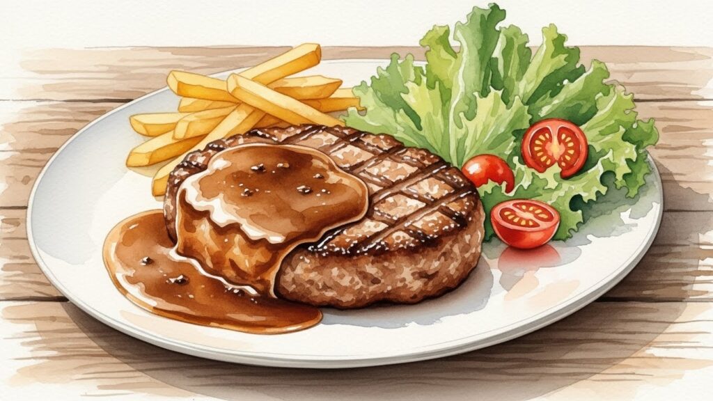 ハンバーグなどのソースに使うとき