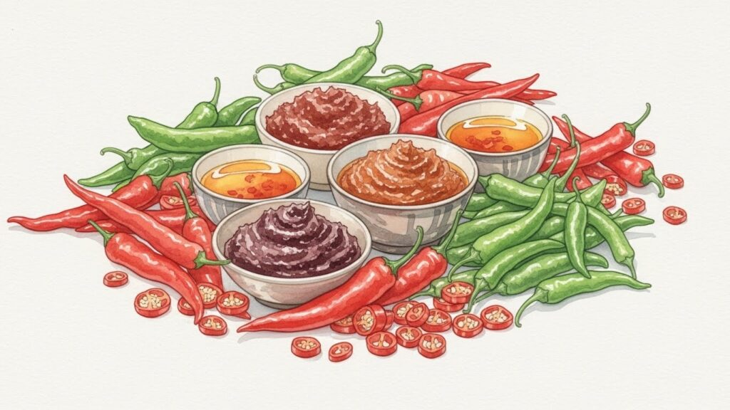 中華風の豆板醤