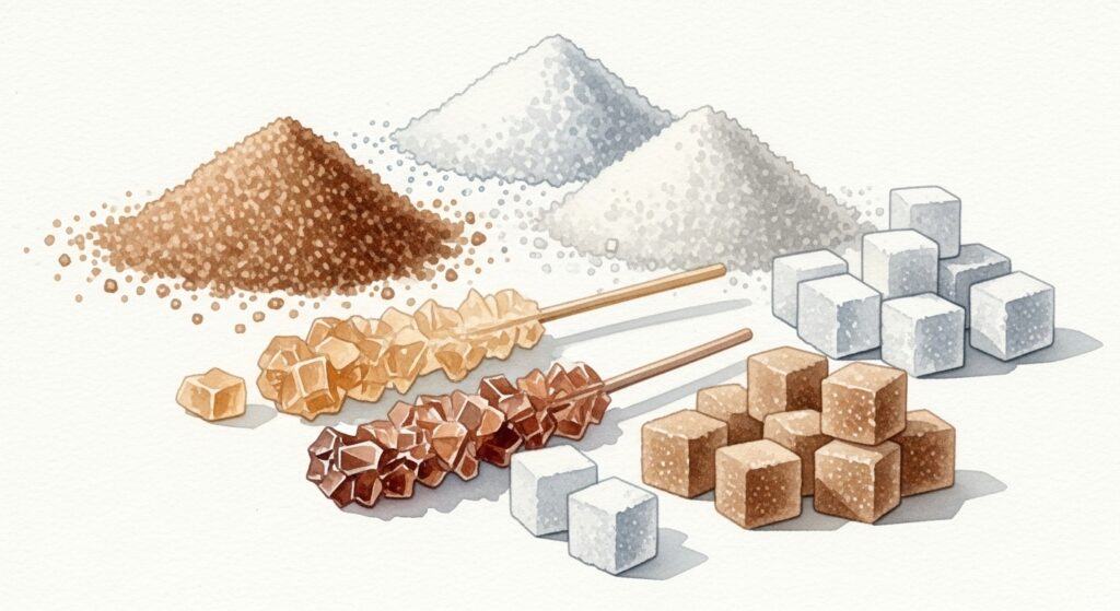 ざらめの代用におすすめな砂糖の種類