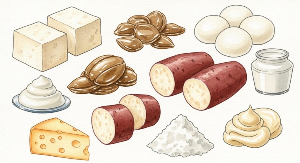 お餅ならとろーり食感も再現可能