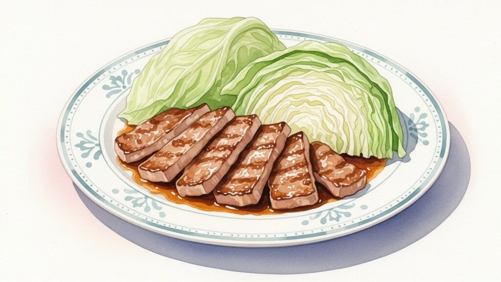 キャベツなど冷蔵庫にある野菜で代用