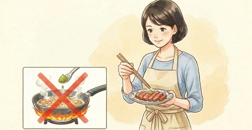 柚子胡椒やわさびで代用するアイデア
