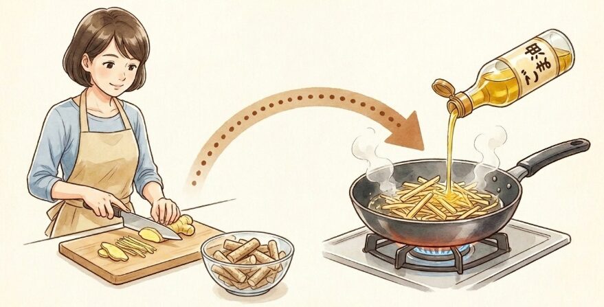 きんぴらごぼうに合う代用品