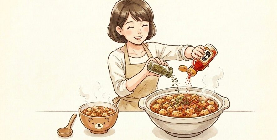 麻婆豆腐や中華料理の場合