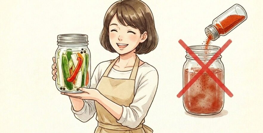 漬物やピクルスの辛味づけ